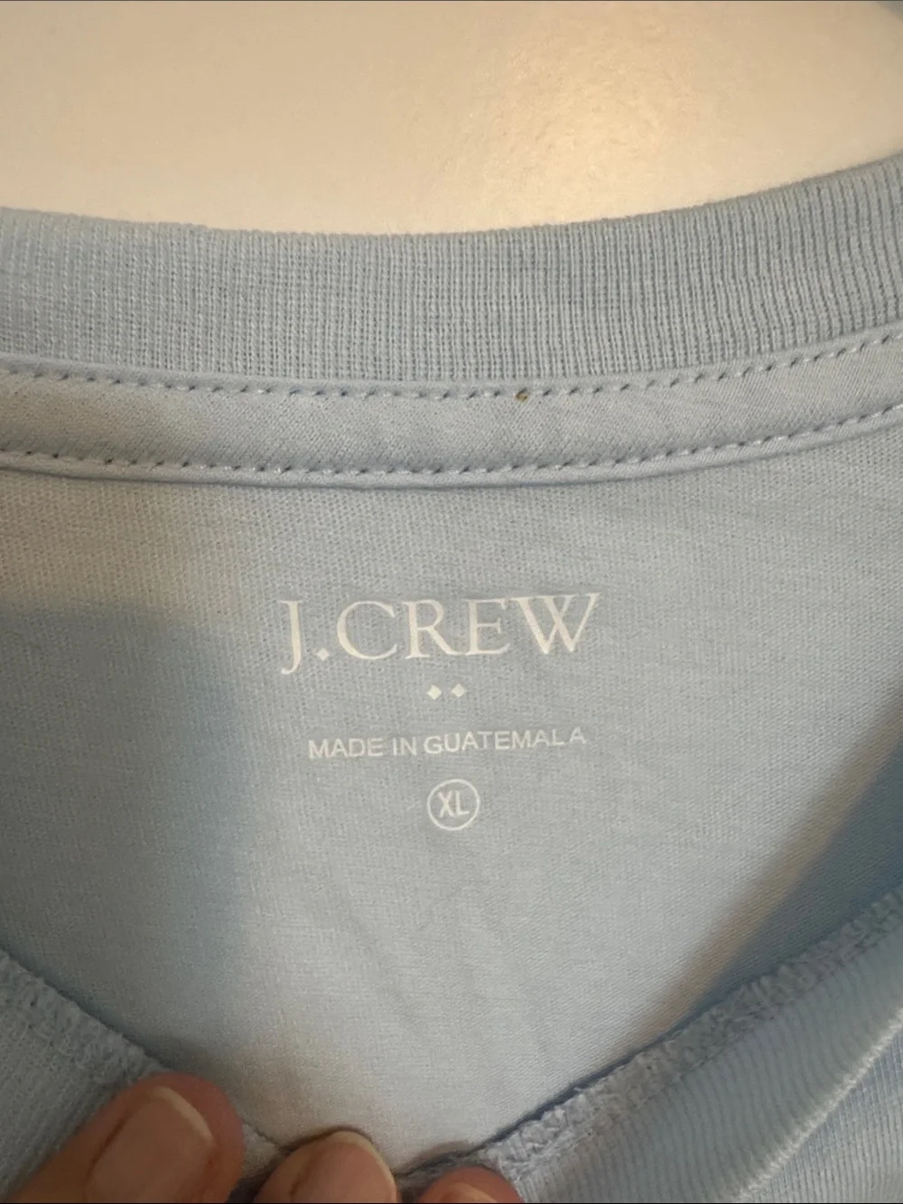 J. Crew Light Blue New England Map Graphic Tee